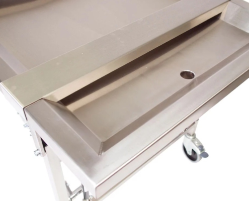 Стол для бальзамирования Embalming Table Adjustable Ram, производитель Dodge, оборудование для бальзамирования и посмертного ухода за телом от компании TanatoService