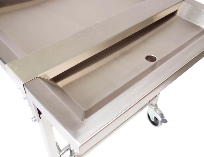 Стол для бальзамирования Embalming Table Adjustable Ram, производитель Dodge, оборудование для бальзамирования и посмертного ухода за телом от компании TanatoService