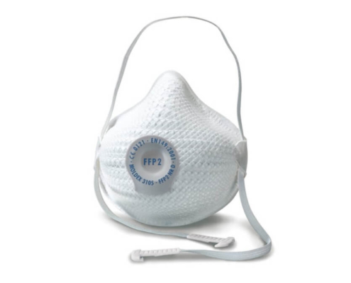 Защитная маска с клапаном FFP2 одноразовая серии Air, средства индивидуальной защиты от компании TanatoService