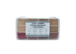 Косметический набор Combo Cover Cream Kit 12 in 1, производитель Dodge, профессиональная танатокосметика для бальзамирования и ухода за телом от компании TanatoService