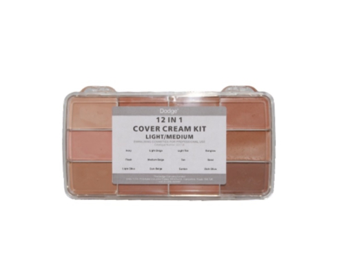 Косметический набор Cover Cream Kit 12 in 1, производитель Dodge, профессиональная танатокосметика для бальзамирования и ухода за телом от компании TanatoService