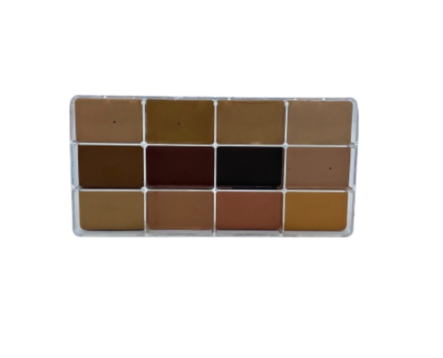 Косметический набор Cover Cream Kit 12 in 1, производитель Dodge, профессиональная танатокосметика для бальзамирования и ухода за телом от компании TanatoService