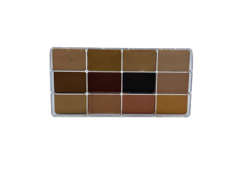 Косметический набор Cover Cream Kit 12 in 1, производитель Dodge, профессиональная танатокосметика для бальзамирования и ухода за телом от компании TanatoService