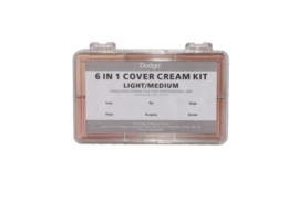 Косметический набор Cover Cream Kit 6 in 1, производитель Dodge, профессиональная танатокосметика для бальзамирования и ухода за телом от компании TanatoService