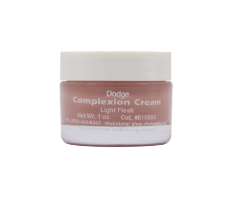Крем для лица Complexion Cream, производитель Dodge, профессиональная танатокосметика для бальзамирования и ухода за телом от компании TanatoService Крем для лица Complexion Cream, производитель Dodge, профессиональная танатокосметика для бальзамирования и ухода за телом от компании TanatoService