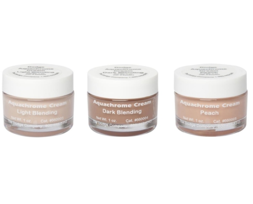 Полупрозрачная косметика Aquachrome Cream, производитель Dodge, профессиональные средства для бальзамирования и ухода за телом от компании TanatoService