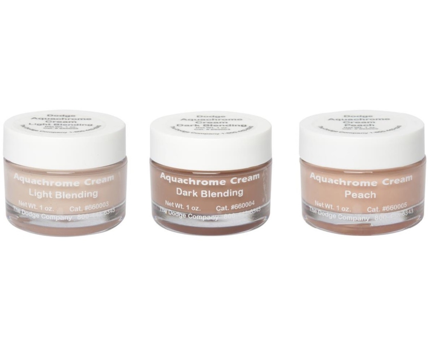 Полупрозрачная косметика Aquachrome Cream, производитель Dodge, профессиональные средства для бальзамирования и ухода за телом от компании TanatoService