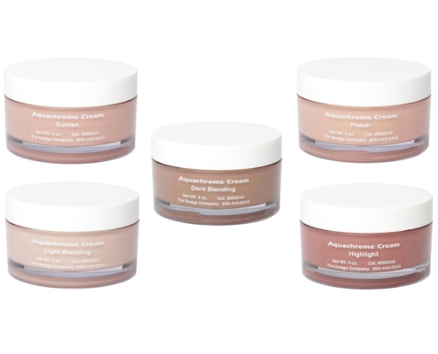Полупрозрачная косметика Aquachrome Cream, производитель Dodge, профессиональные средства для бальзамирования и ухода за телом от компании TanatoService
