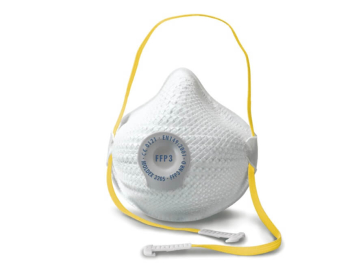 Защитная маска с клапаном FFP3 одноразовая серии Air, средства индивидуальной защиты от компании TanatoService