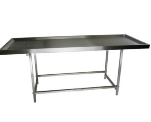 Стол для аутопсии и бальзамирования Basic, производитель Hygeco, оборудование для бальзамирования и посмертного ухода за телом от компании TanatoService